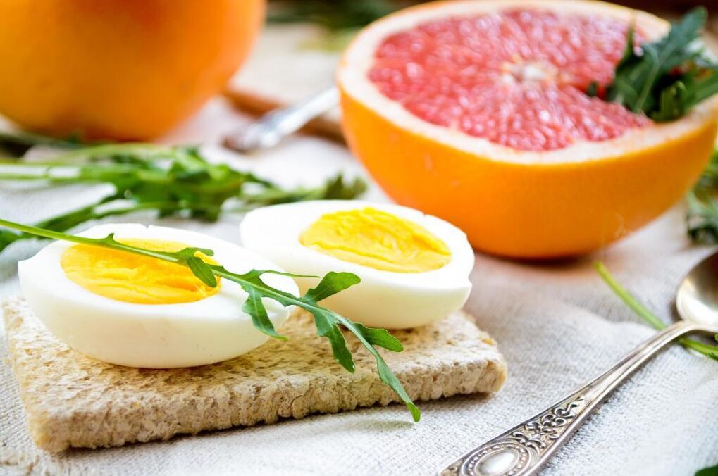 јајца и грејпфрут за маги диетата