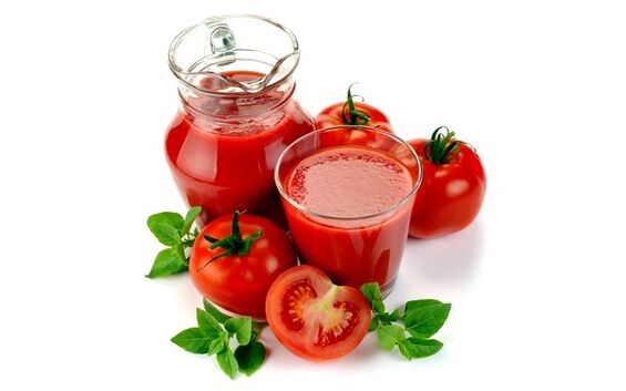 сок од домати за јапонска диета